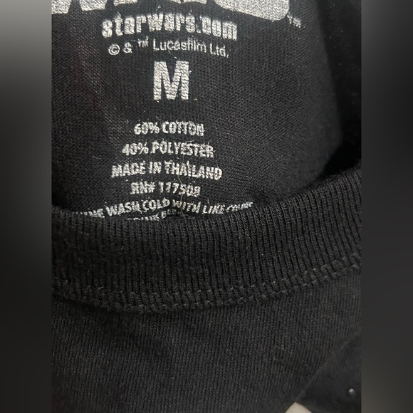 NWT Star Wars Womens M Empire Logo Varsity Football Tee - Picture 5 of 9